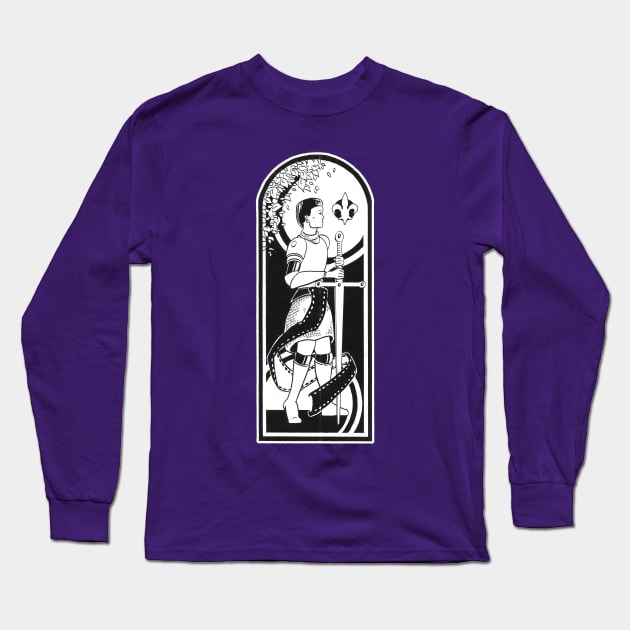 Joan of Arc Long Sleeve T-Shirt by GloopTrekker